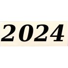 Adhesive sticker for Paschal Candle | Year 2024