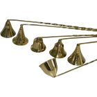 Golden color brass candle snuffer with handle