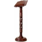 Lectern made of carved wood with circular foot