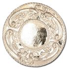 Silver halo with high relief decoration