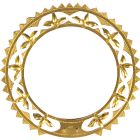 Golden color brass halo for catholic statue