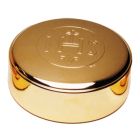 Shape box with gold plating - 2.5 cm high