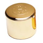 Shape box with gold plating - 6.5 cm high