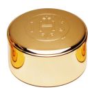 Shape box with gold plating - 4 cm high