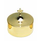 Smooth shaped box with 24-carat gold plating