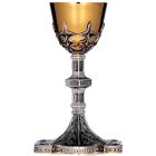 Silver chalice with golden cup