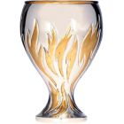Silver goblet with gold decoration