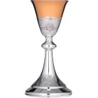 Silver goblet with simple decoration