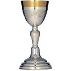Baroque sterling silver chalice