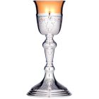 Silver chalice with 25 cm. Tall