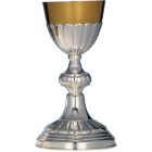 Chalice of sterling silver with circular base