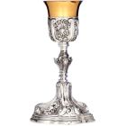 Rococo Style Sterling Silver Goblet