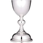 Smooth silver chalice with 19 cm. Tall