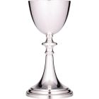 Smooth silver goblet