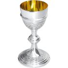Alpaca chalice with liturgical engravings
