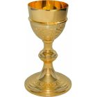 Silver chalice with gold plating