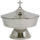 Ciborium two species of silver-plated metal