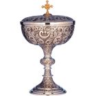 Convertible silver chalice-ciborium
