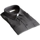 Banded collar clergy shirts | Dark grey