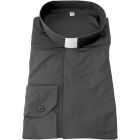 Dark gray clergyman shirt | Catholic Church L/S