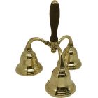 Liturgical hand bell with three sounds