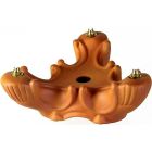 Terracotta Porcelain Candle Holder