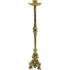 Standing candlestick in bronze of 115 cm. Tall