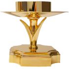 Candlestick with golden base