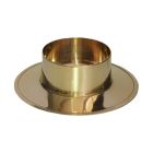 Brass candle holder for table | 5 cm candle. (Ø)