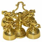 Bronze chime with four bells