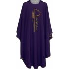 Polyester chasuble available in four colors purple