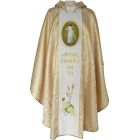 Chasuble golden color Divine Mercy