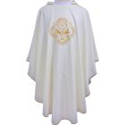 Chasuble with gold thread embroidery