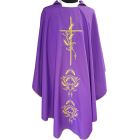 Chasuble with golden embroidery purple