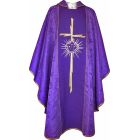 Purple damask chasuble