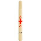 Paschal wax candle smooth with stickers | 2026