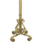 Wrought iron processional Cross base | Golden color