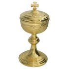 Ciborium in sterling silver with gold plating