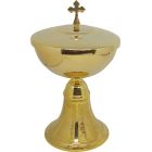 Communion ciborium made of metal