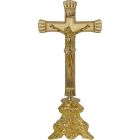 Gold metal crucifix