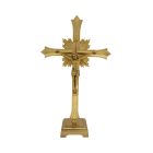 Gold metal table cross