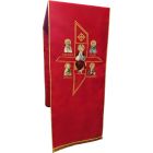 Altar Lectern Cloth | Byzantine Style embroidery red