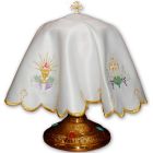 Polyester ciborium cover with gold thread embroidery