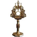 Bronze monstrance with three chapels