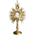 Gothic monstrance with bronze powers