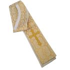 Stole made of gold and beige brocade