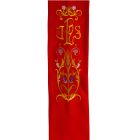 Stolon of terlenka with special red JHS double embroidery