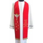 Embroidered stolon of the Holy Spirit