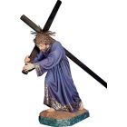 Jesus Nazareno with Cross and purple tunic