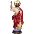 Sacred Heart of Jesus with arm raised